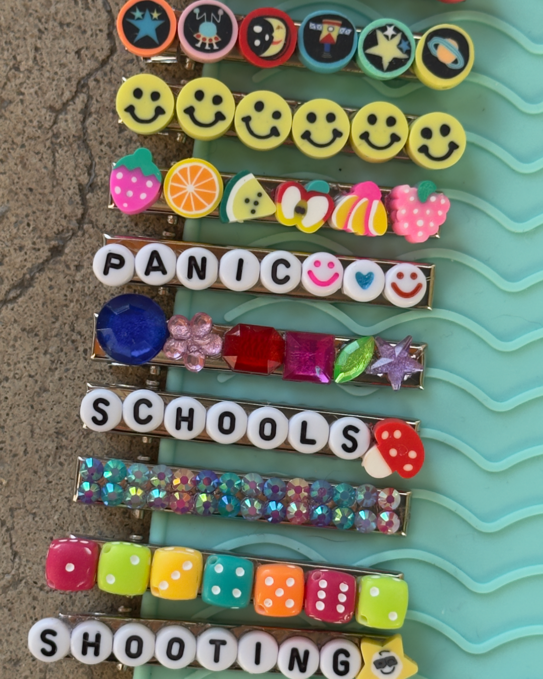 😃 Beaded Barrettes • READY TO SHIP