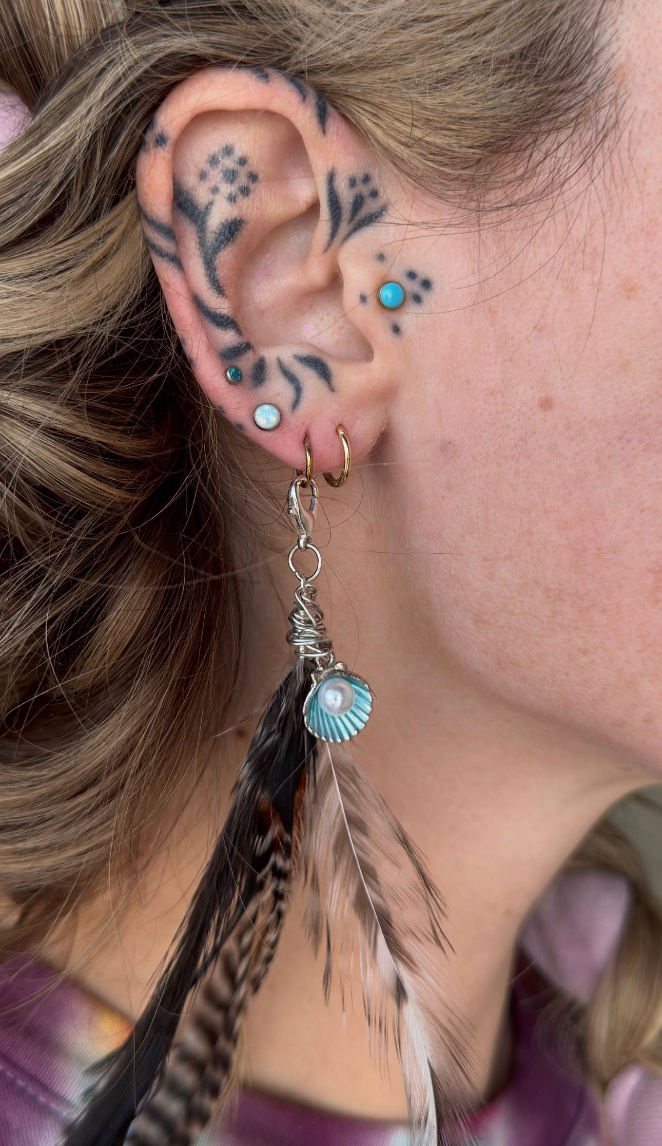 ✨ Feather Fairy Earrings • Made For You