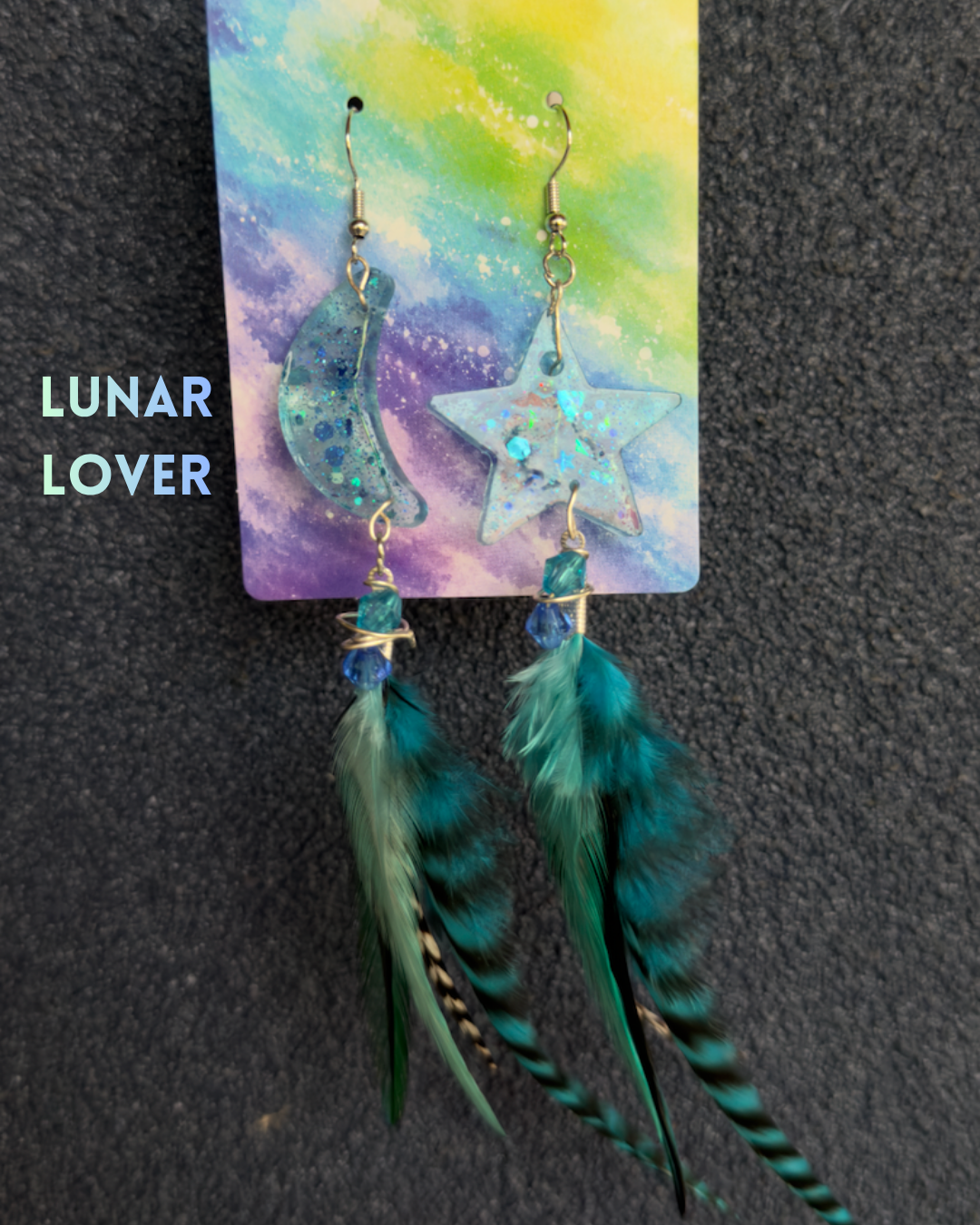 🪶 Feather Fairy Earrings • READY TO SHIP