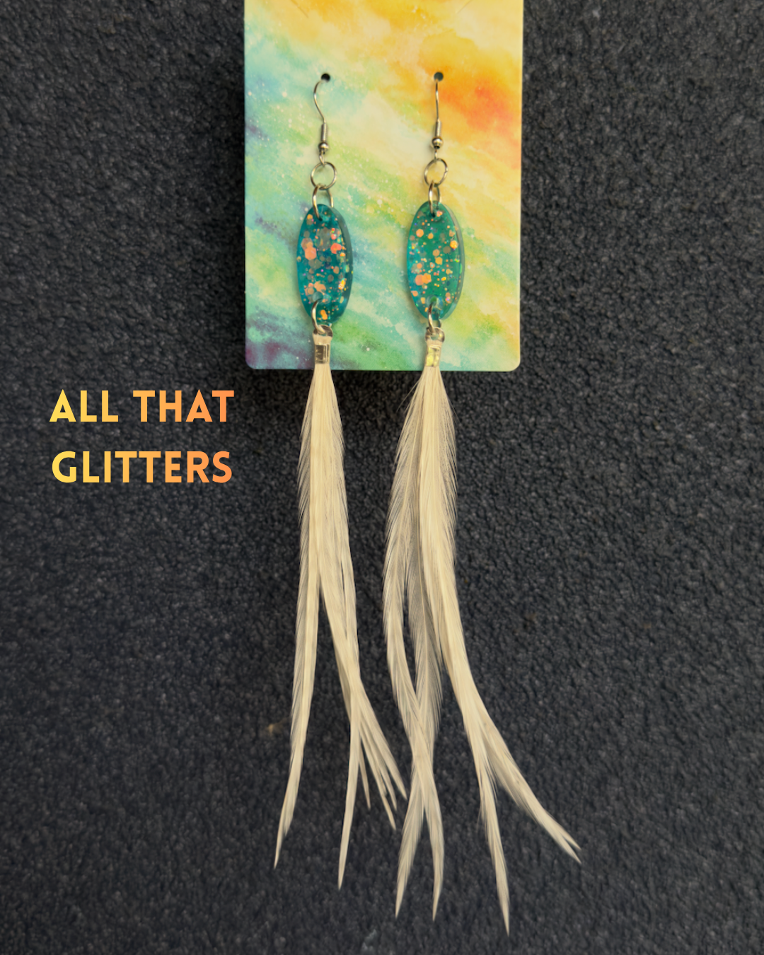🪶 Feather Fairy Earrings • READY TO SHIP