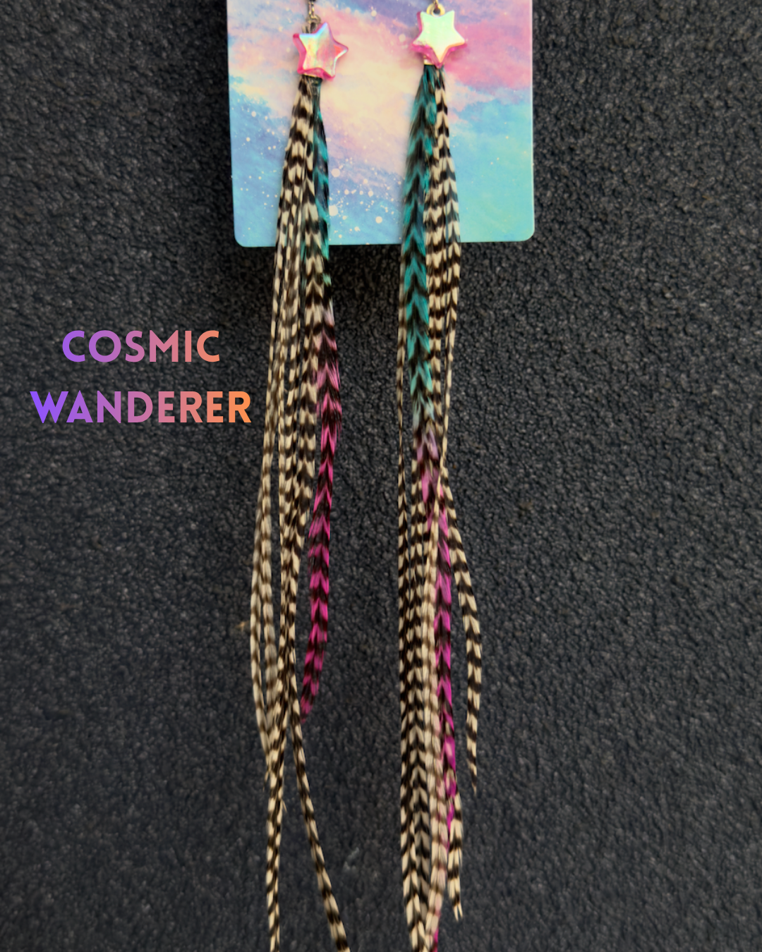 🪶 Feather Fairy Earrings • READY TO SHIP