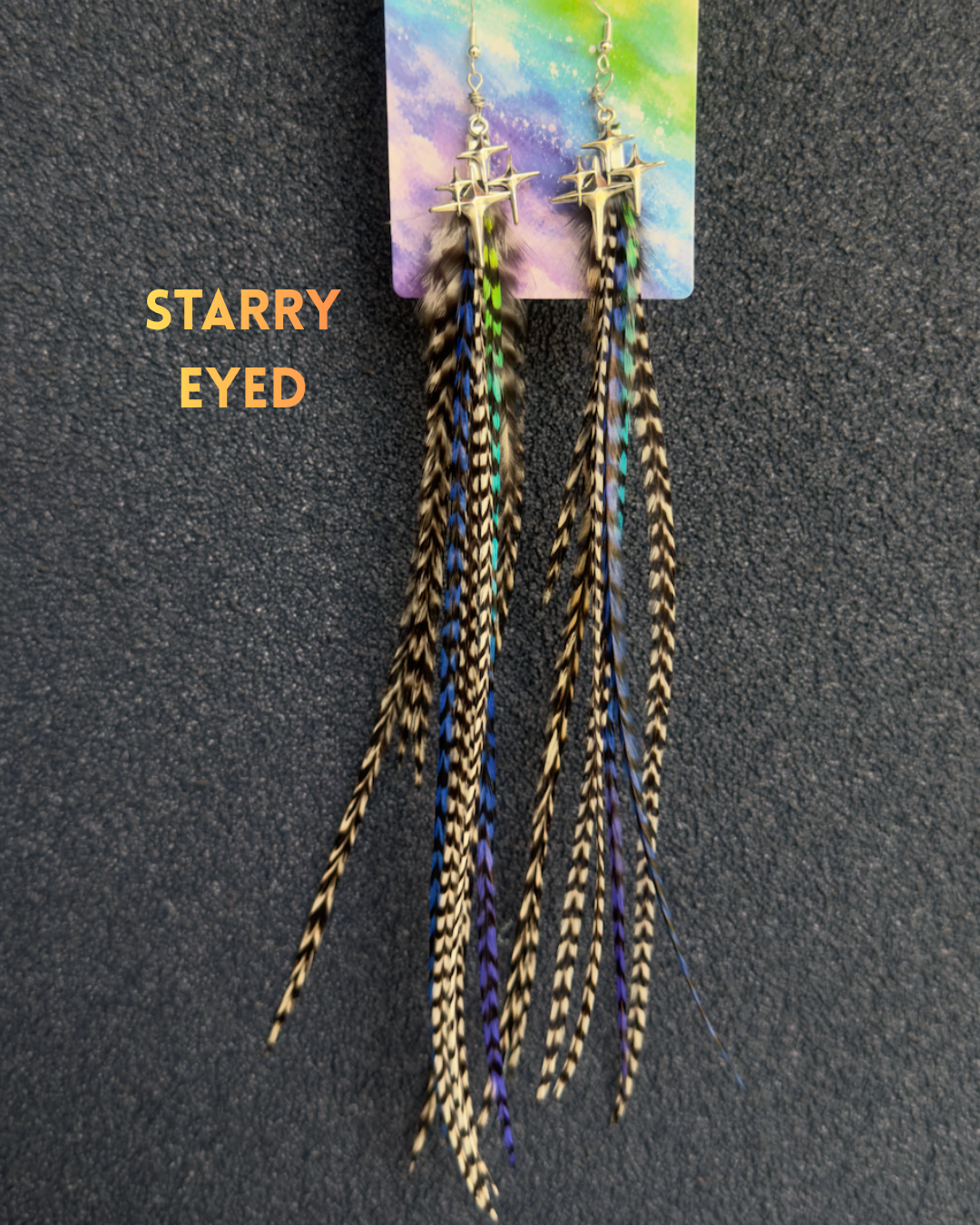 🪶 Feather Fairy Earrings • READY TO SHIP